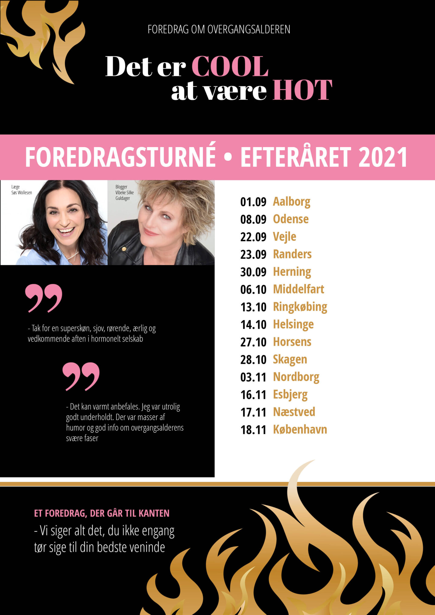 Foredragsturné om overgangsalderen